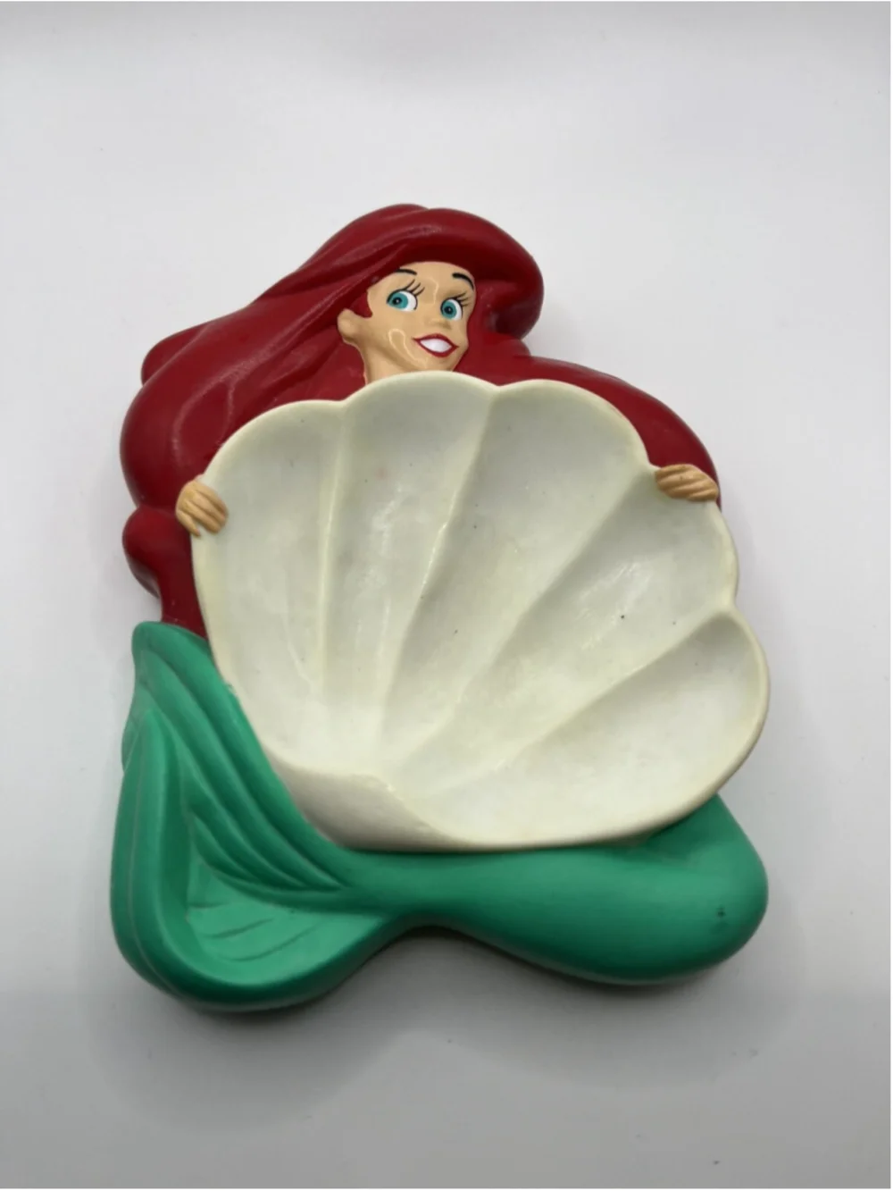 VTG Avon Disney The Little Mermaid Ariel Rubber Floating Soap Dish CUTE